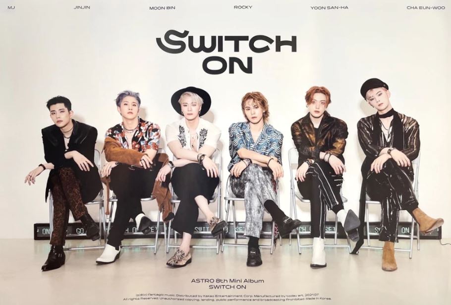 ASTRO - 8th Mini [SWITCH ON] - POSTER Nolae Kpop
