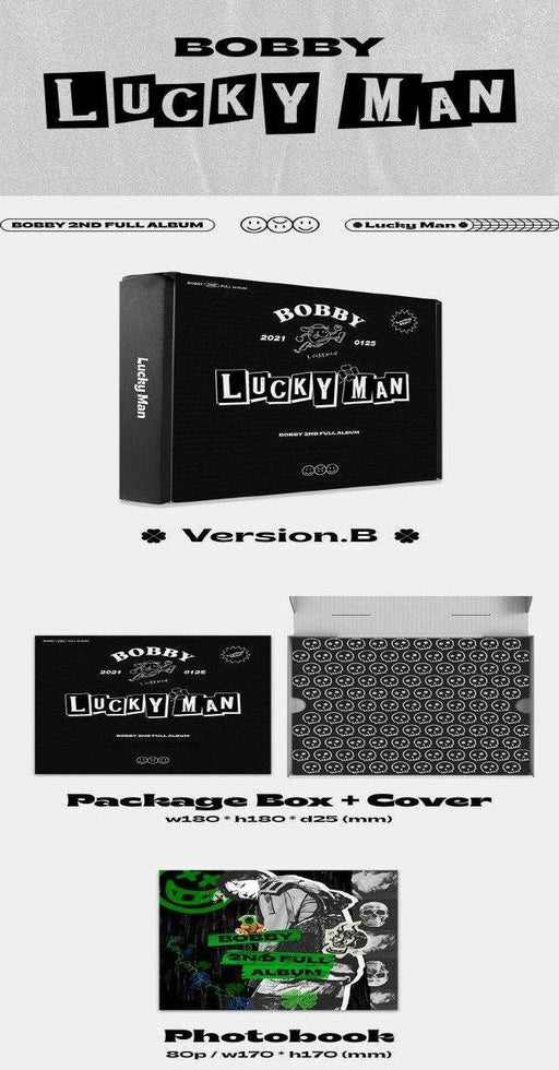 BOBBY - 2nd FULL ALBUM [LUCKY MAN]