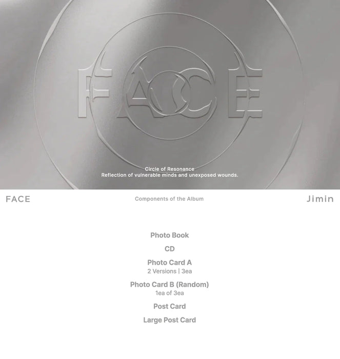 BTS JIMIN - FACE (Soundwave Lucky Draw) Nolae Kpop