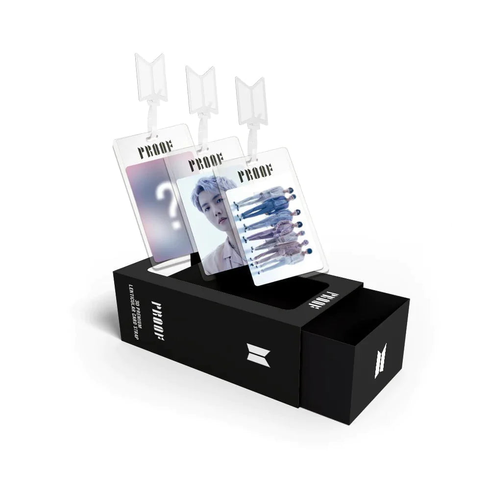 BTS - PROOF 3D LENTICULAR PREMUIM CARD STRAP Nolae Kpop