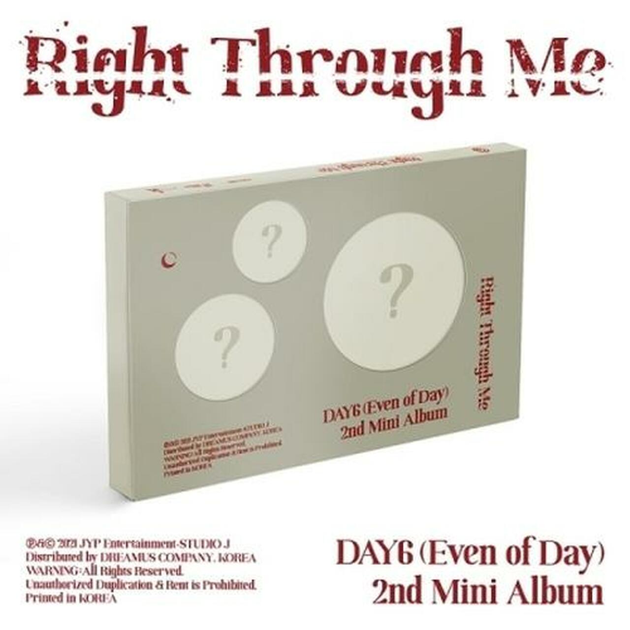 DAY6 (Even of Day) - 2nd Mini [Right Through Me]