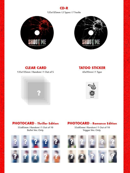 DAY6 - SHOOT ME : YOUTH PART 1 (3RD MINI ALBUM)