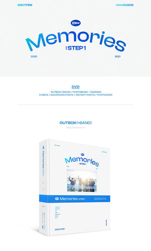 ENHYPEN - PIECES OF MEMORIES & MEMORIES: STEP 1 DvD Nolae Kpop