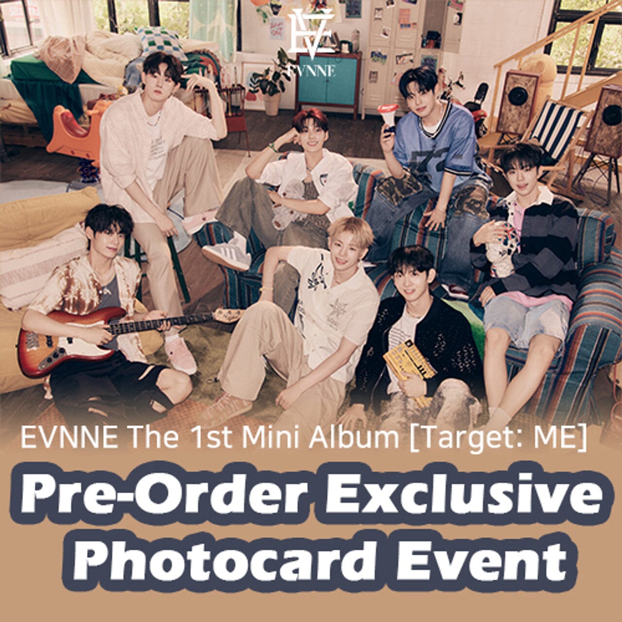 EVNNE - TARGET: ME (1ST MINI ALBUM) + Extra Photocard Nolae Kpop