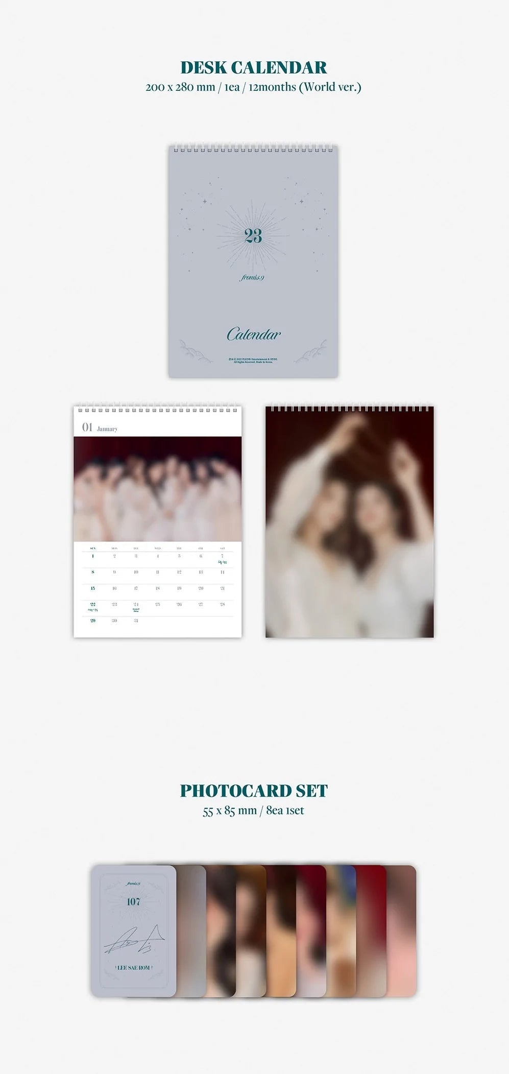 FROMIS_9 - 2023 SEASON'S GREETINGS "LADY LUCK" Nolae Kpop