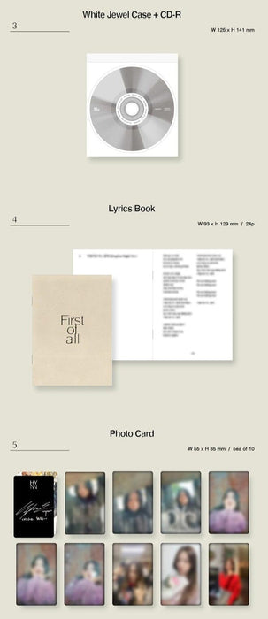 HYNN - First Of All (Album Vol. 1) Nolae Kpop