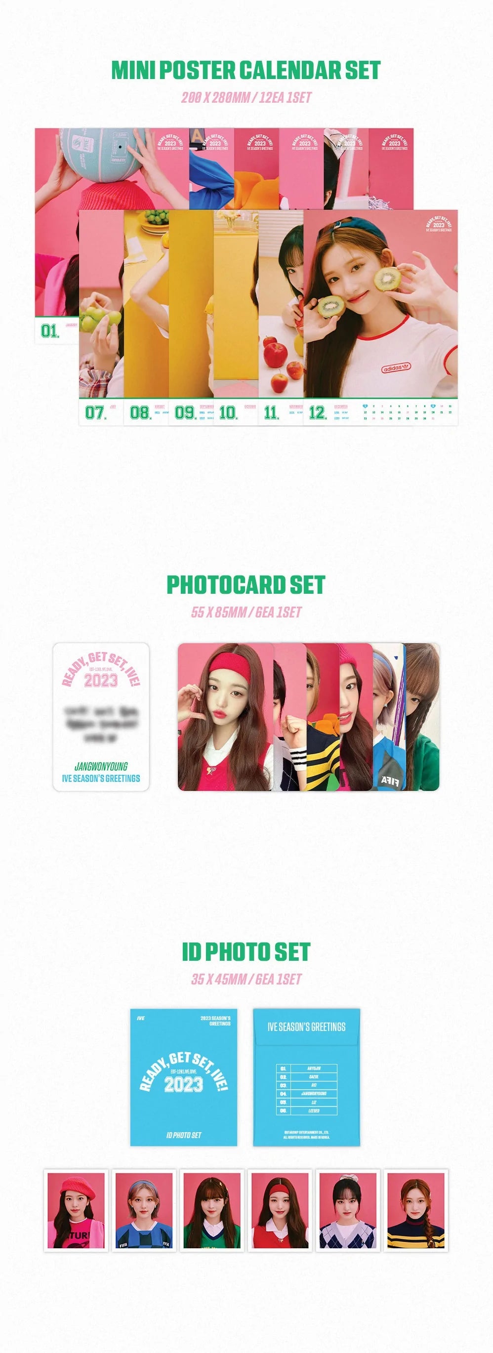 IVE - 2023 SEASON'S GREETINGS "READY GET SET IVE" Nolae Kpop