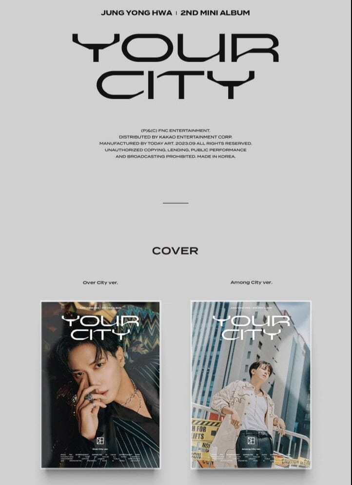 JUNG YONG HWA – YOUR CITY (2ND MINI ALBUM) Nolae Kpop