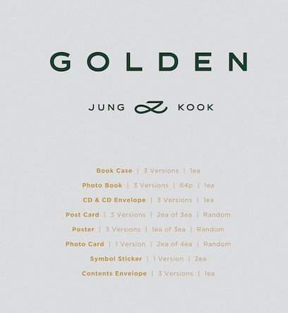 JUNGKOOK (BTS) - GOLDEN (1ST SOLO ALBUM) Nolae Kpop