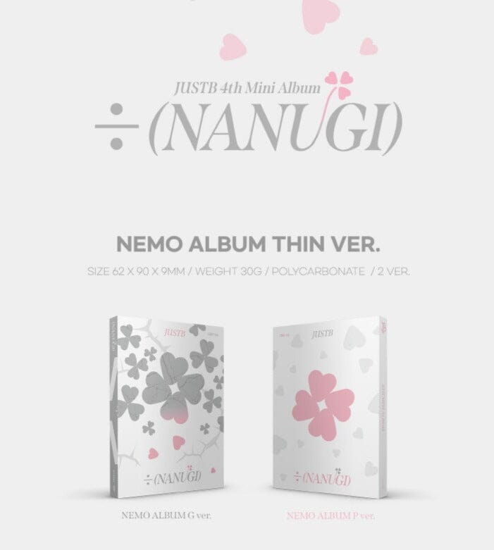 JUST B - NANUGI (4TH MINI ALBUM) NEMO ALBUM Nolae Kpop