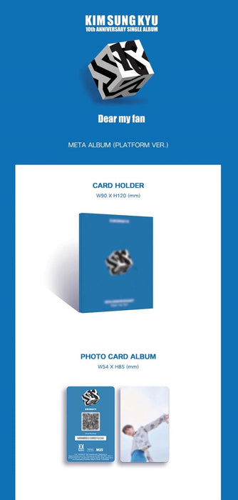 KIM SUNG KYU - DEAR MY FAN (META PLATFORM VER.) Nolae Kpop