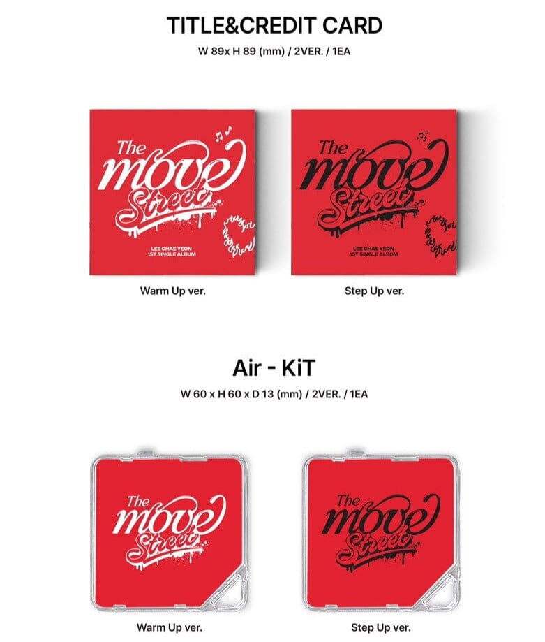 LEE CHAEYEON - THE MOVE: STREET (1ST SINGLE ALBUM) KIT VER. Nolae Kpop