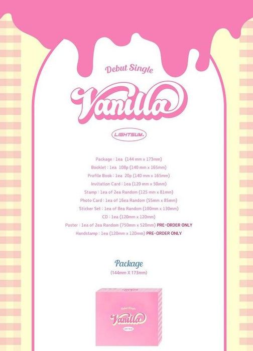 LIGHTSUM - 1st Single [Vanilla] - Pre-Order