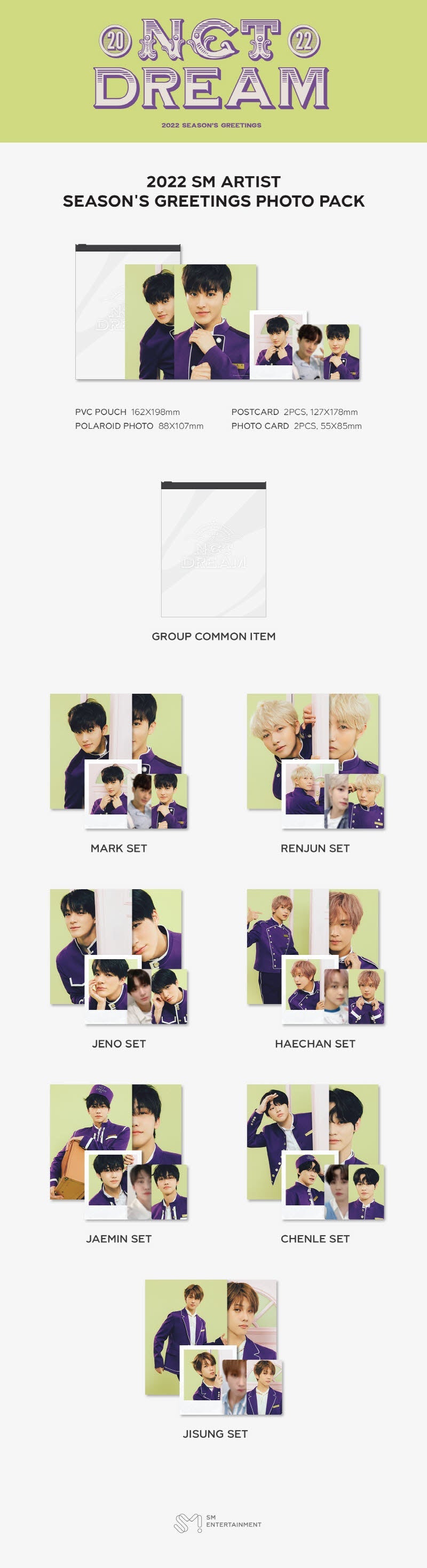 NCT DREAM - 2022 SEASON'S GREETINGS PHOTO PACK Nolae Kpop