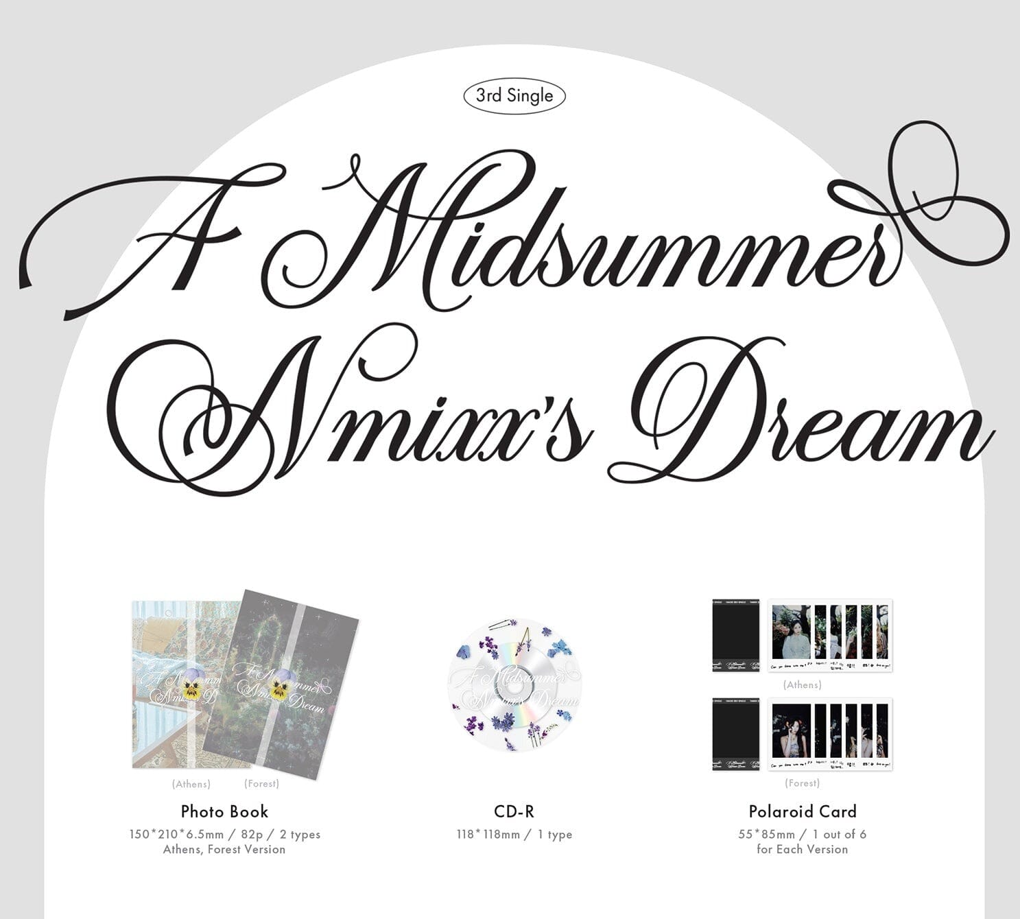 NMIXX - A MIDSUMMER NMIXX'S DREAM (3RD SINGLE ALBUM) + Makestar Photocard Nolae Kpop