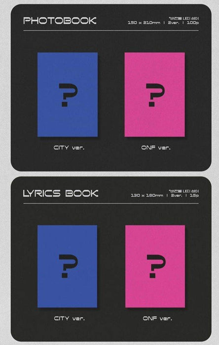 ONF - 1ST REPACKAGE ALBUM [CITY OF ONF] - PRE ORDER