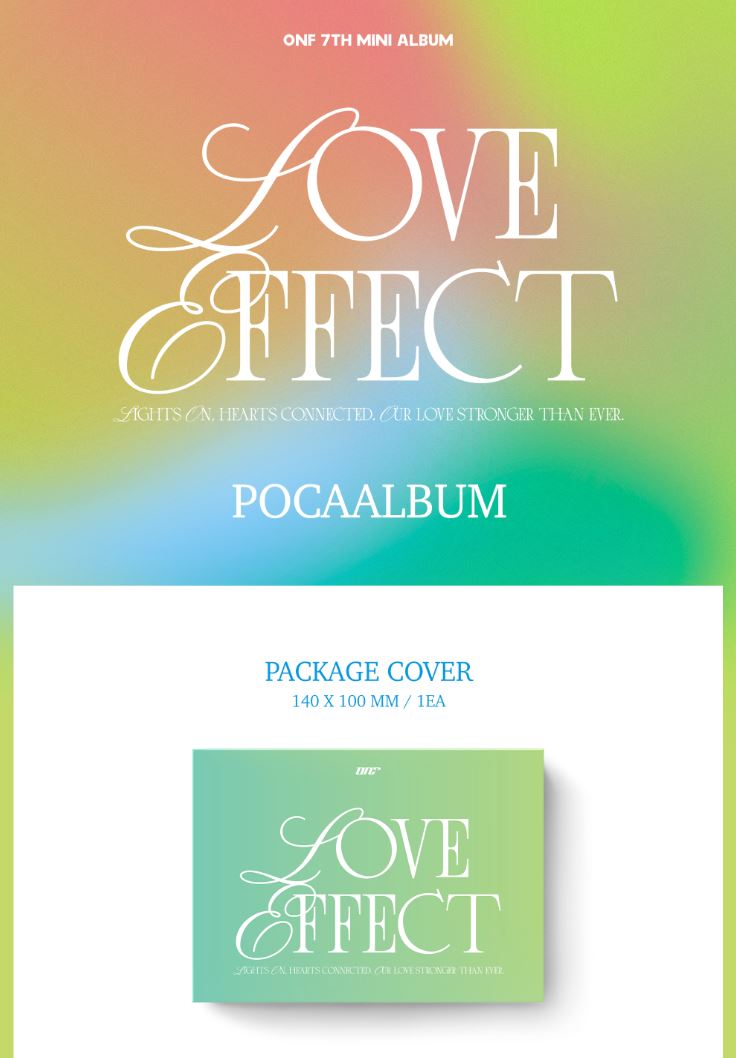 ONF - LOVE EFFECT (7TH MINI ALBUM) POCA ALBUM Nolae Kpop