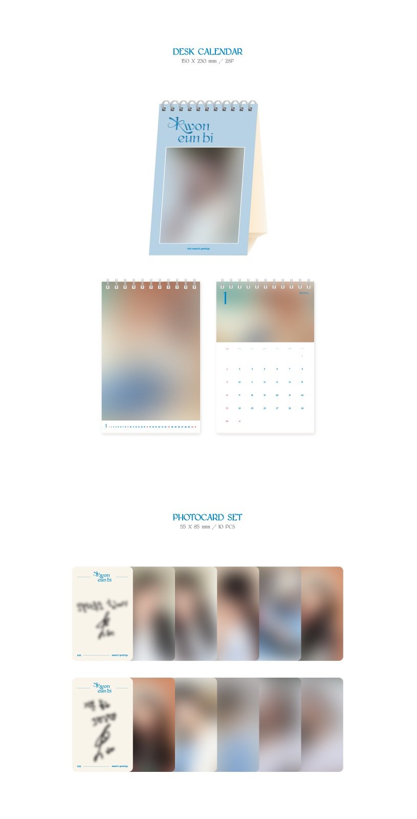 PRE-ORDER KWON EUNBI - 2022 SEASON'S GREETINGS Nolae Kpop