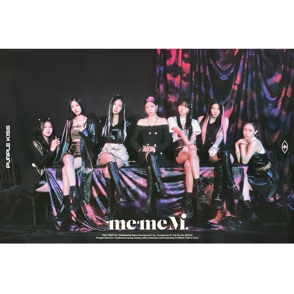 PURPLE KISS - memeM (3RD MINI ALBUM) - Poster Nolae Kpop