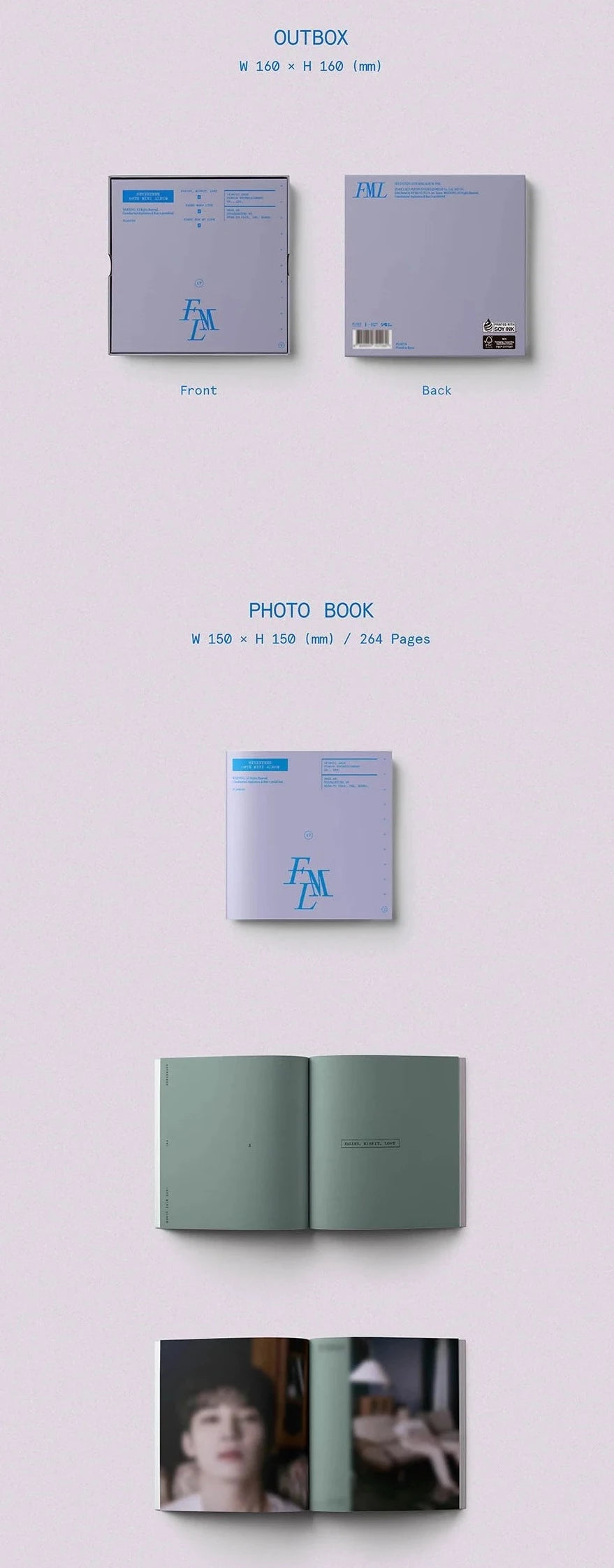 SEVENTEEN - FML (10TH MINI ALBUM) DELUXE VER. Nolae Kpop