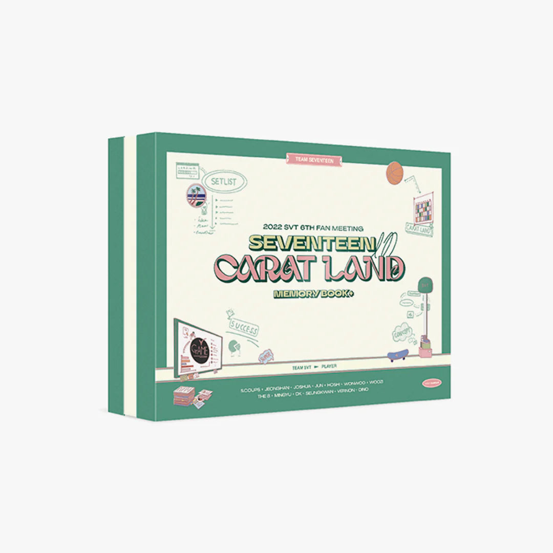 SEVENTEEN - SEVENTEEN IN CARAT LAND MEMORY BOOK + DVD Nolae Kpop