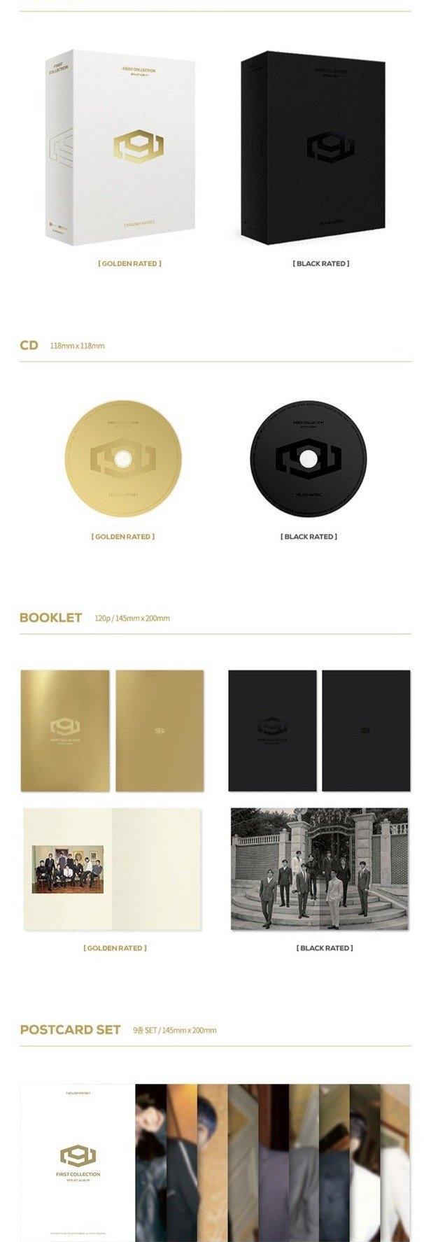 SF9 - Vol.1 [FIRST COLLECTION] (A:Golden / B: Black Ver.)