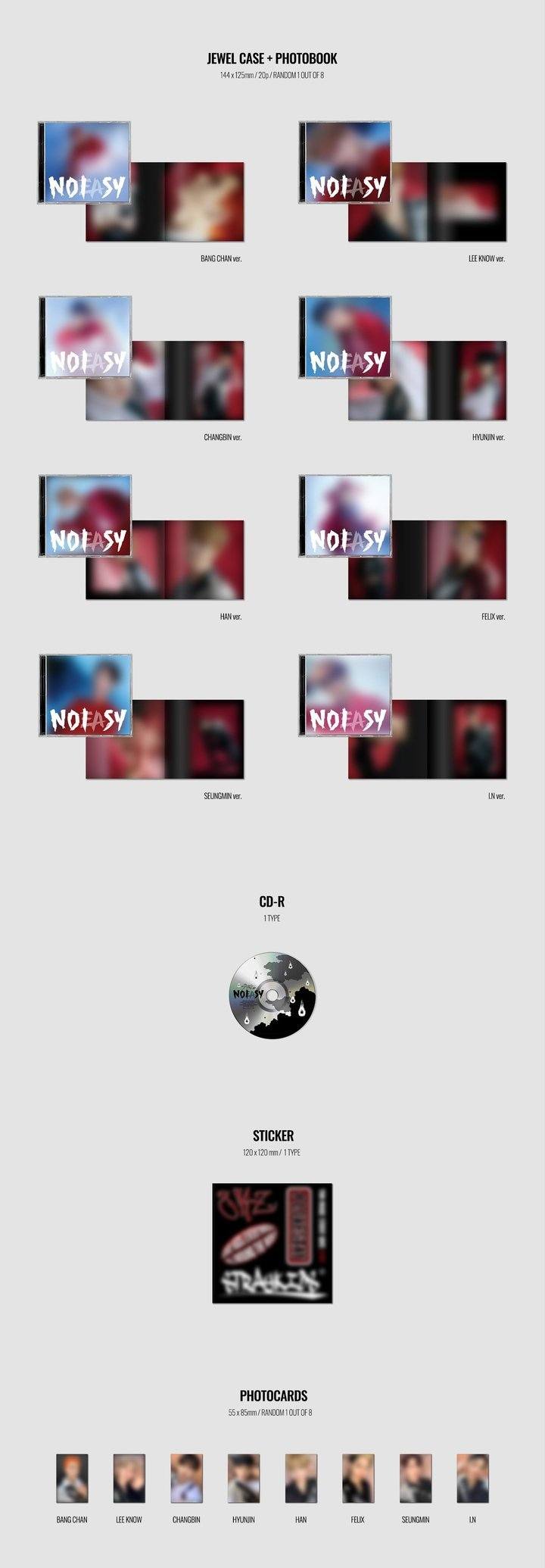 STRAY KIDS - Vol.2 [NOEASY] Jewel Case Ver.