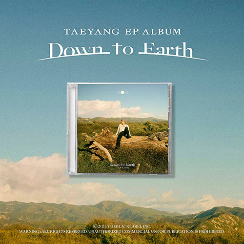 TAEYANG - DOWN TO EARTH (JEWEL CASE) Nolae Kpop
