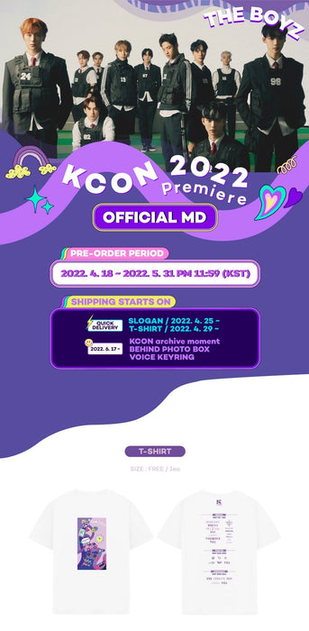 THE BOYZ - KCON 2022 Premiere OFFICIAL MD GOODS Nolae Kpop