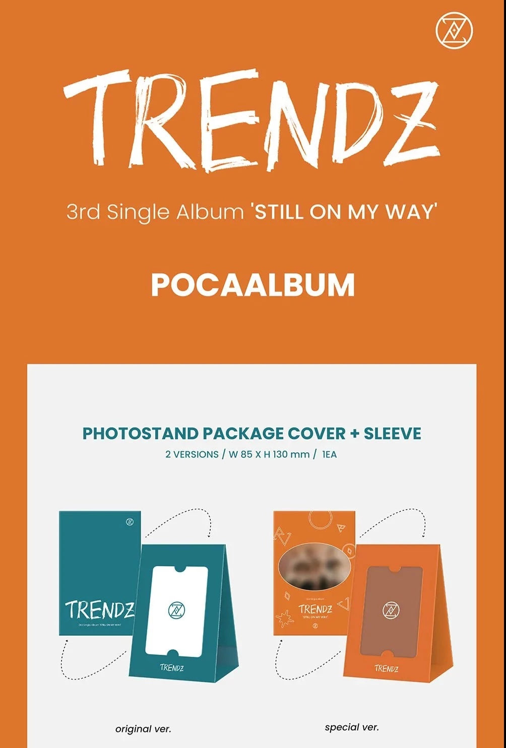 TRENDZ - STILL ON MY WAY (3RD SINGLE ALBUM) POCA ALBUM Nolae Kpop