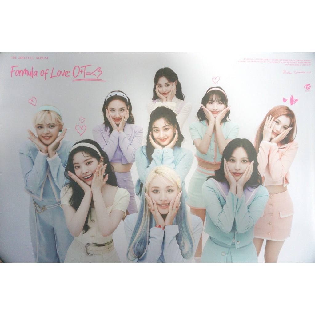 TWICE - [Formula of Love: O+T=<3] (Vol. 3) - Poster Nolae Kpop