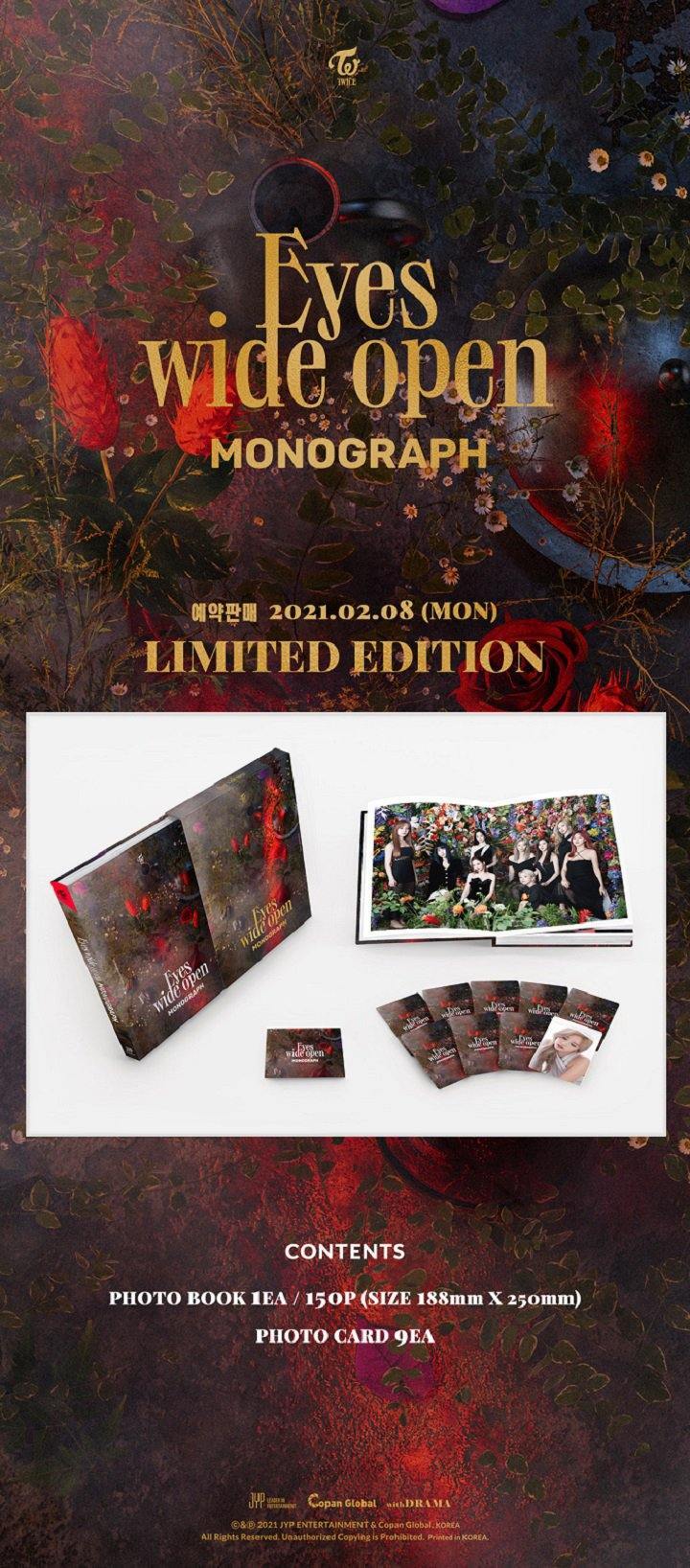 TWICE - MONOGRAPH Fotobuch [Eyes Wide Open] (Limited Edition)