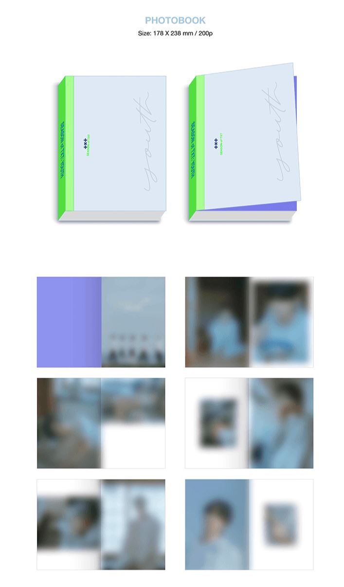 TXT - SEASON OF TXT: YOUTH + Weverse Gift Nolae Kpop