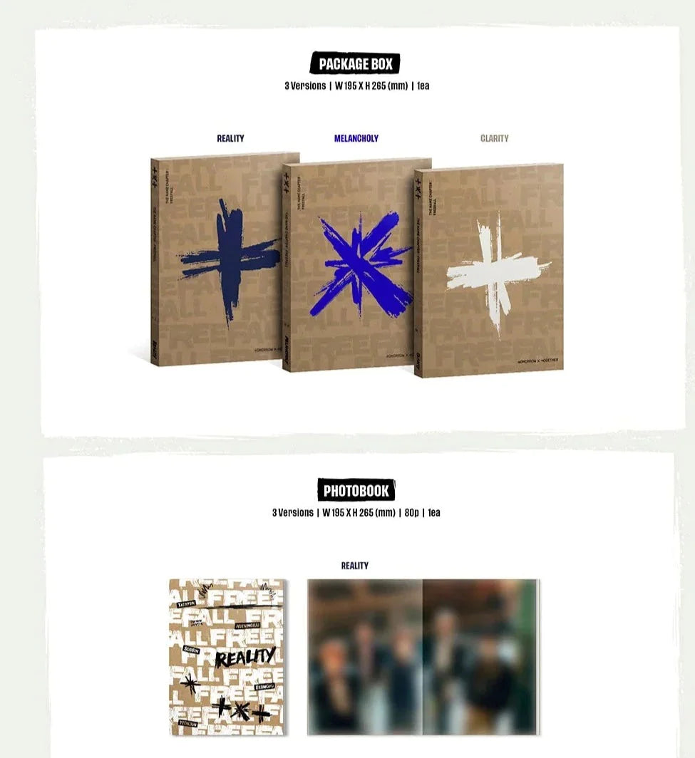 TXT - THE NAME CHAPTER : FREEFALL (STANDARD VER.) SET + Weverse Gift Nolae Kpop