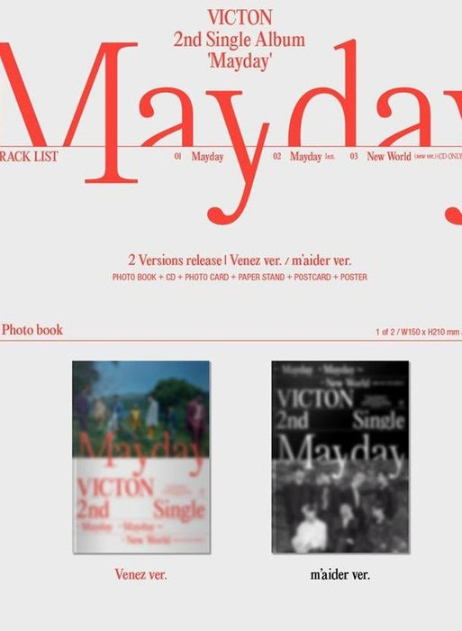 VICTON - 2nd Single [Mayday] (Random ver)