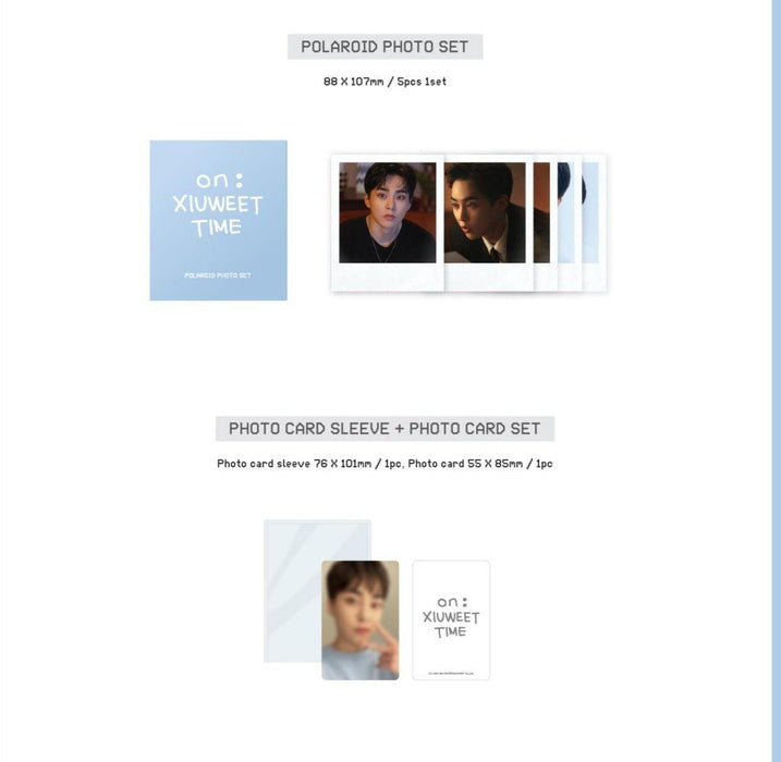XIUMIN - ON : XIUWEET TIME PHOTO STORY BOOK - PRE ORDER