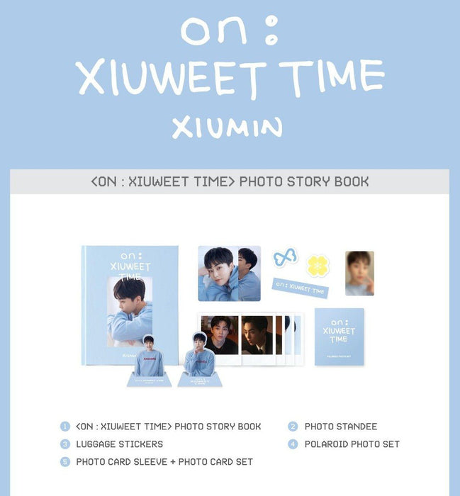 XIUMIN - ON : XIUWEET TIME PHOTO STORY BOOK - PRE ORDER
