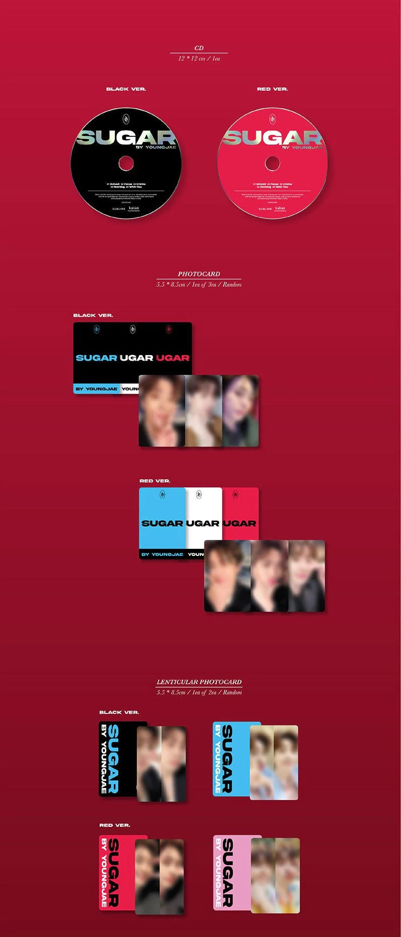 Youngjae - 2ND MINI ALBUM [SUGAR] Nolae Kpop