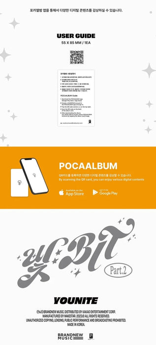 YOUNITE – BIT PART.2 5. EP ALBUM POCA ALBUM VER. Nolae Kpop